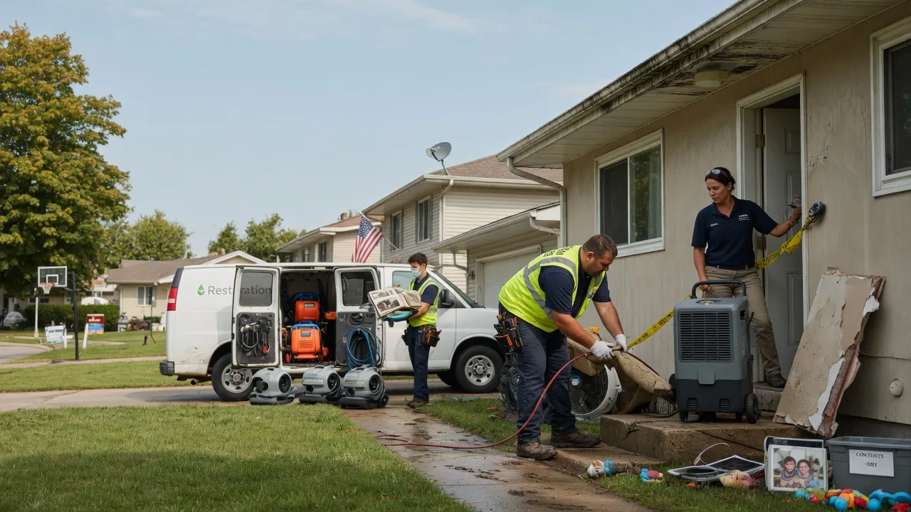 Water Damage Restoration in Lowpoint, IL near me